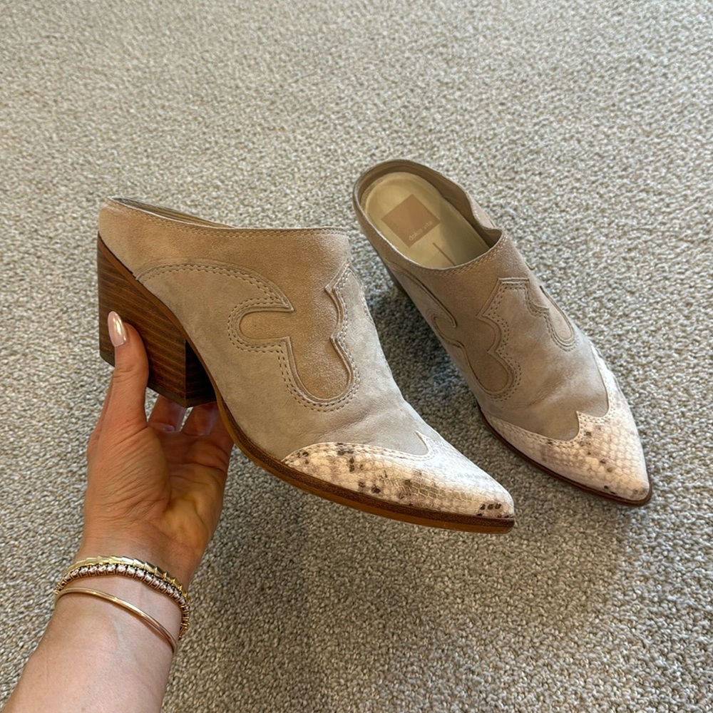 Dolce vita slide on pointy boots  👢 🤎